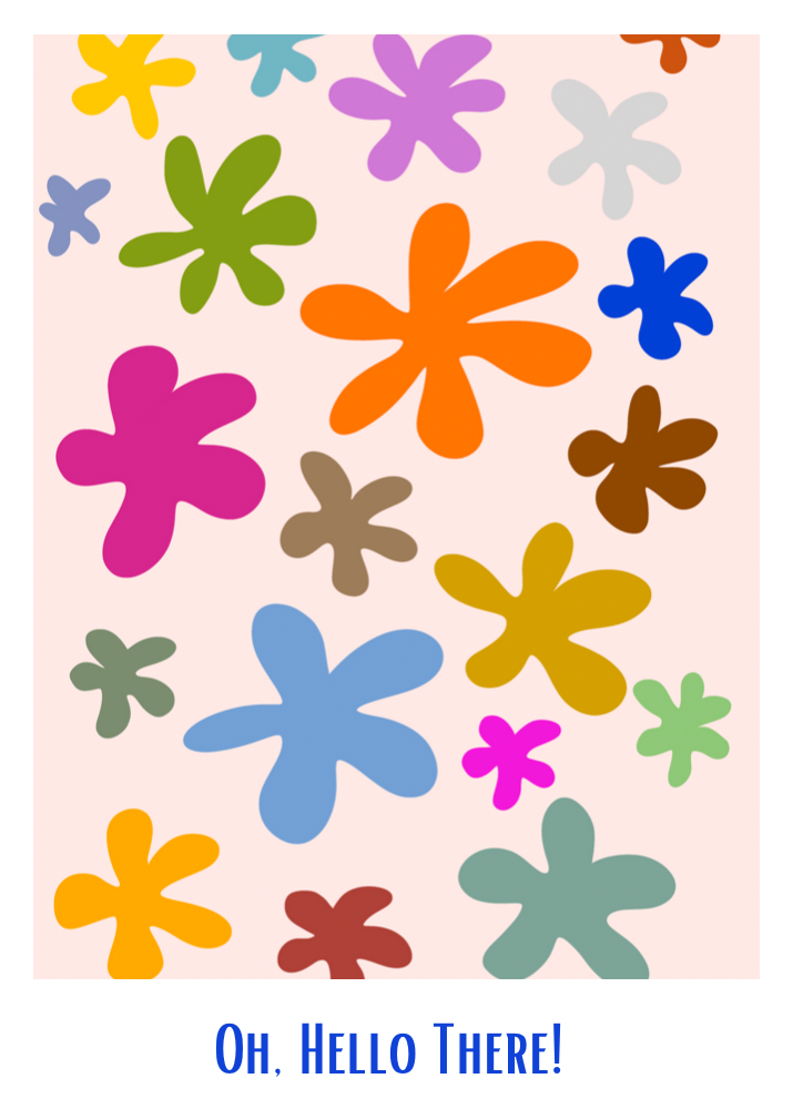 Oh hello there - Greeting card